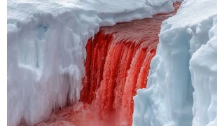 Antarktika’nın Kırmızı Şelalesi: Doğanın gizemli bir oyunu