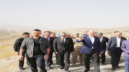 Bakan Soylu 8 şehit verdiğimiz bölgede incelemede bulundu