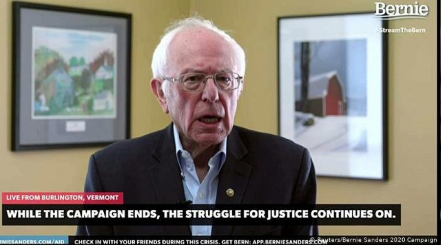 Bernie Sanders havlu att�