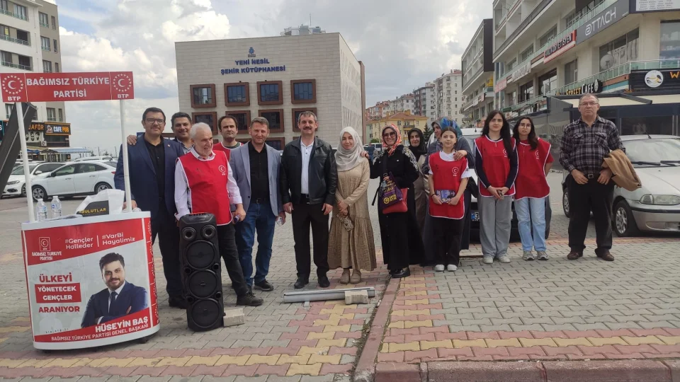 BTP Konya te�kilat� sahaya indi: '��z�m Milli Ekonomi Modeli'
