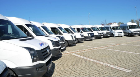 Bursa'da servis plakalar sata karld