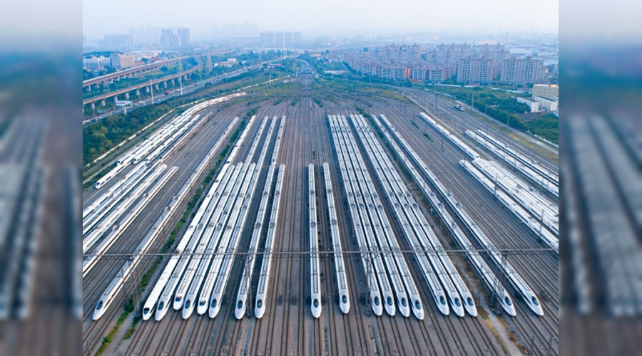 �in�in demiryolu yat�r�m� 450 milyar dolar� ge�ti