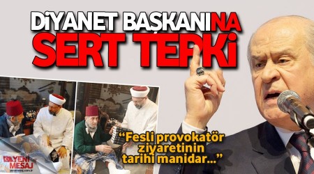 Diyanet leri Bakan'na 'fesli provokatr' tepkisi