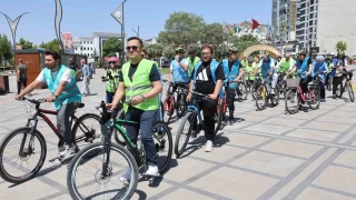 Elaz'da pedallar salk iin evrildi