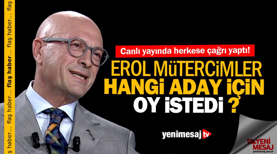 Erol M�tercimler 'canl� yay�nda' oy istedi!