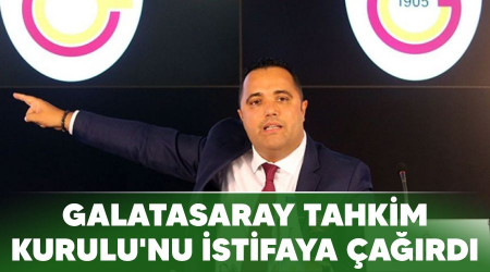 Galatasaray Tahkim Kurulu'nu istifaya ard