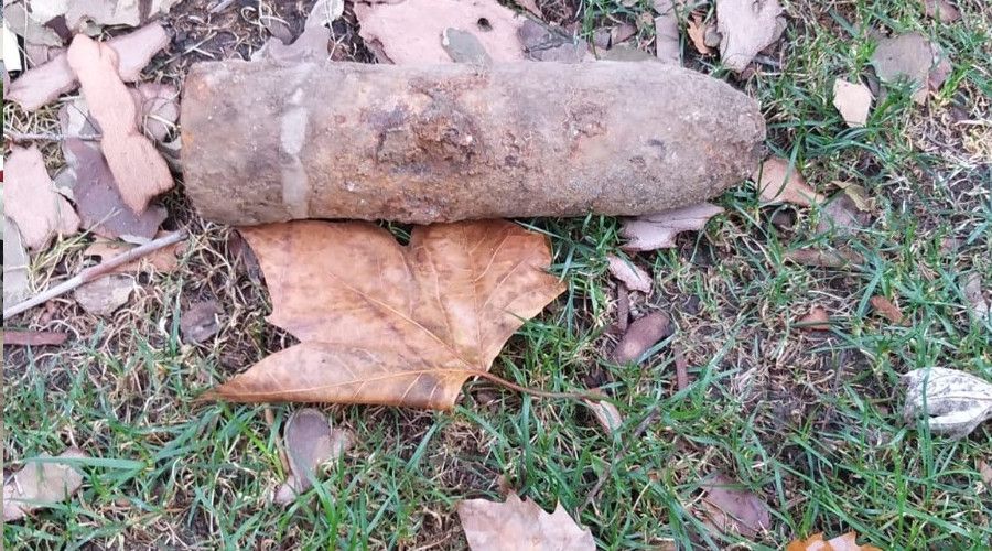 Gülhane Parkı'nda patlamamış tarihi havan mermisi bulundu