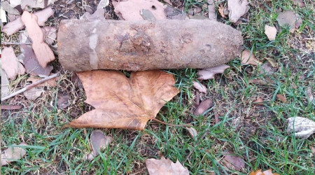Gülhane Parkı'nda patlamamış tarihi havan mermisi bulundu