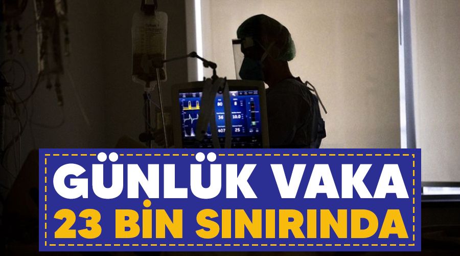 Günlük vaka 23 bin sınırında