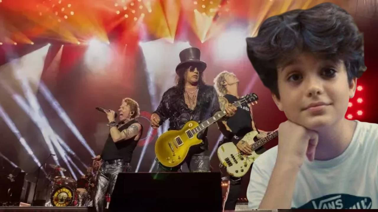 Guns N'Roses, �stanbul konseri �ncesi Mattia Ahmet Minguzzi'yi and�