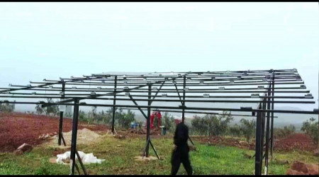 Hatay'da iftinin gne panelleri alnd