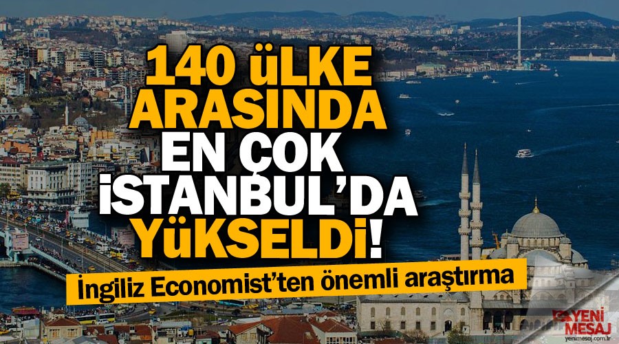Hayat pahalılığı en çok İstanbul'da yükseldi