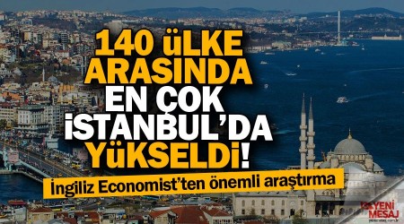 Hayat pahalılığı en çok İstanbul'da yükseldi