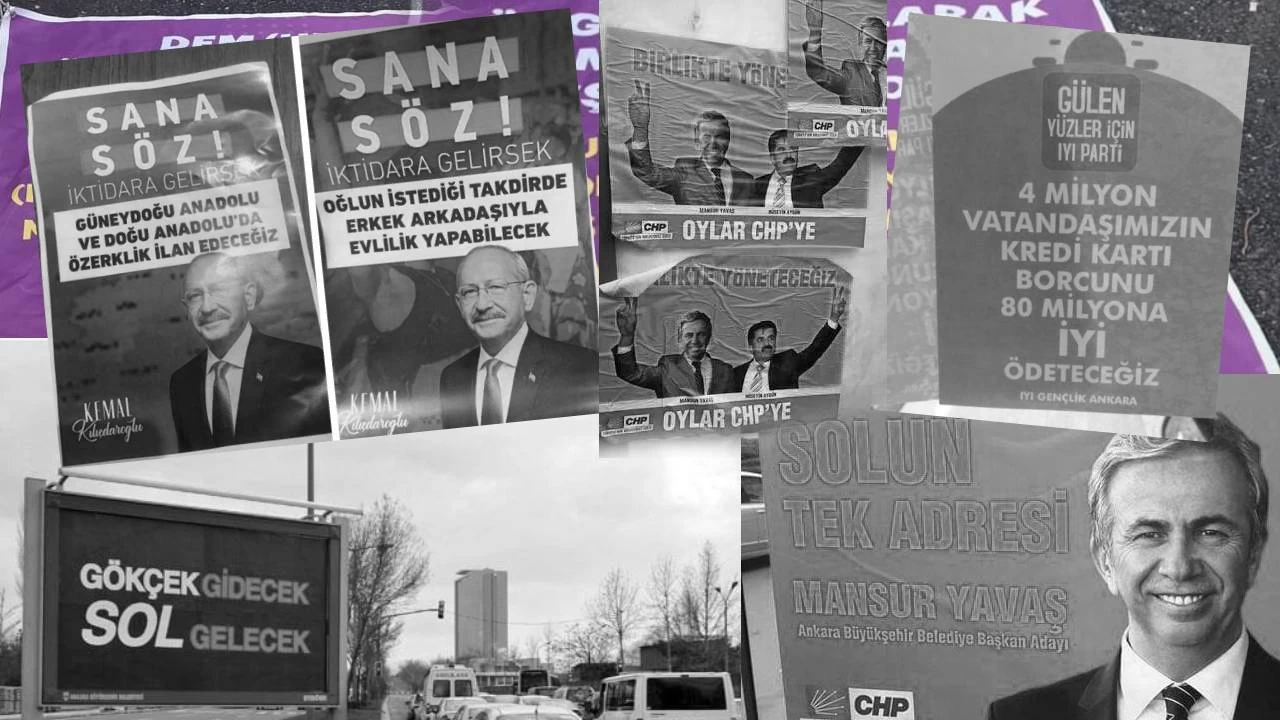 Her seçim iktidarın başvurduğu sahte afişlerin ortaya çıkma nedeni: Cezasızlık!