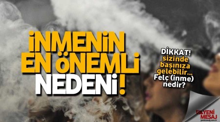 İnmenin en önemli nedeni sigara