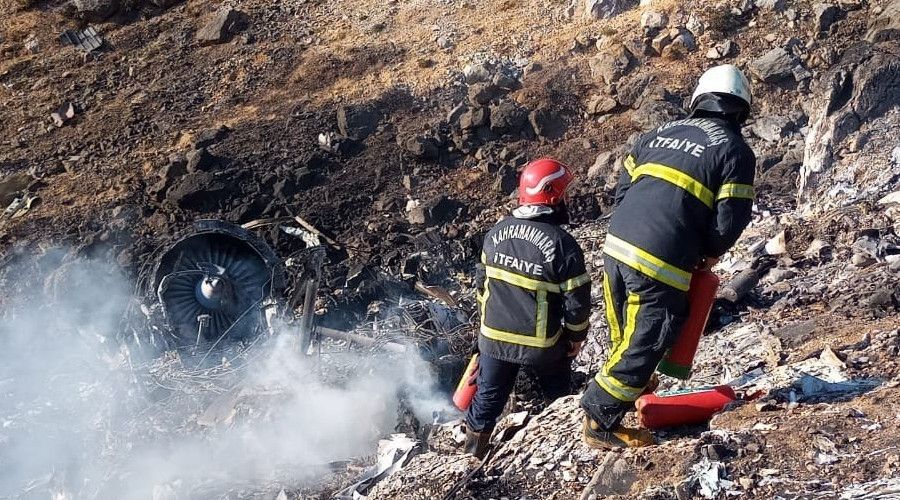 Kahramanmara�'ta u�ak kazas�nda ekiplerin �al��malar� s�r�yor