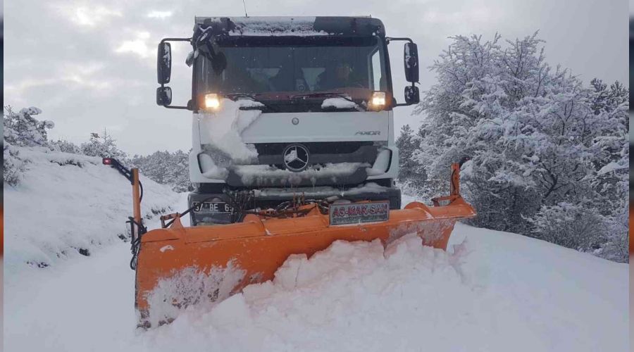 Kastamonu'da 546 k�y yolu ula��ma kapand�