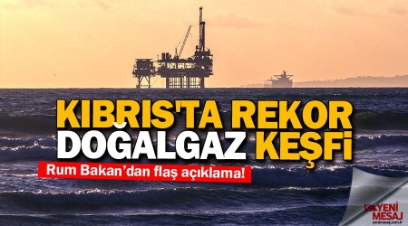 Kıbrıs'ta rekor doğalgaz keşfi