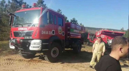 Kırklareli'nde orman yangını