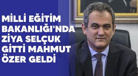 Milli Eitim Bakanl'nda Ziya Seluk gitti Mahmut zer geldi