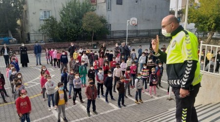 rencilere trafik dedektifi eitimi verildi