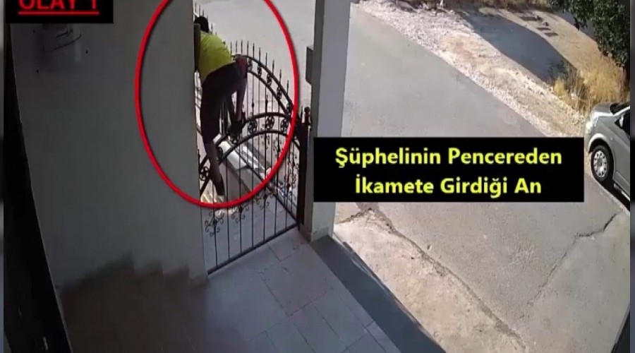 Önce kameralara sonra polise yakalandı