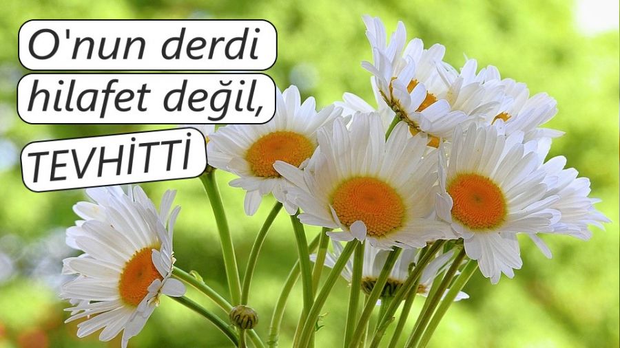 O’nun derdi hilafet değil, tevhitti