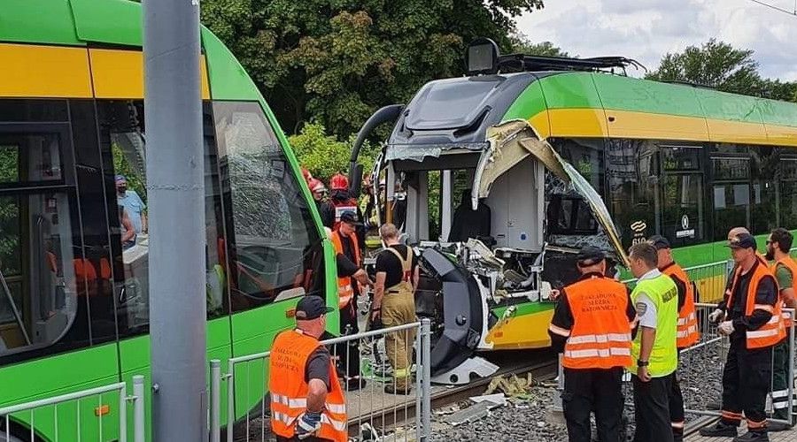 Polonya'da tramvay kazası: 31 yaralı