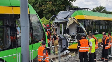 Polonya'da tramvay kazas: 31 yaral