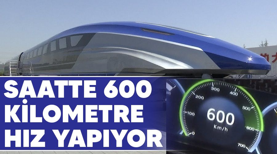 Saatte 600 kilometre h�z yap�yor