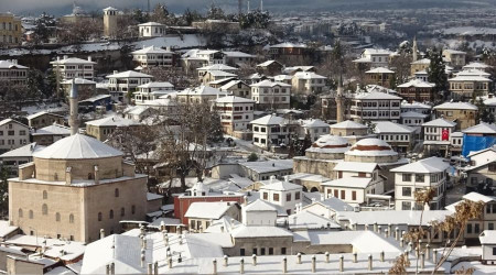 Safranbolu karda bir başka güzel