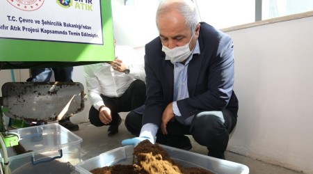 Şehrin sebze-meyve atıklarından gübre