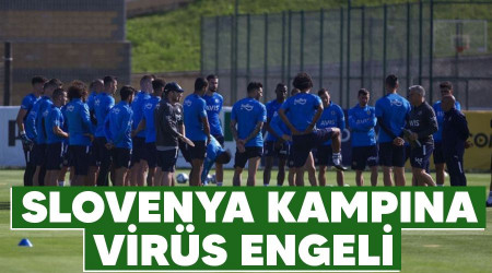 Slovenya kampına virüs engeli