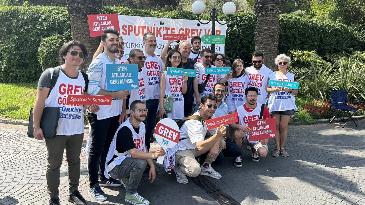TGS: Sputnik'te greve çıkan gazeteciler ifadeye çağrıldı