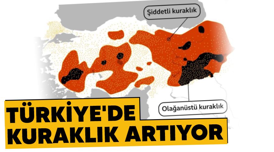 T�rkiye'de kurakl�k art�yor