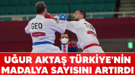 Uğur Aktaş Türkiye'nin madalya sayısını artırdı