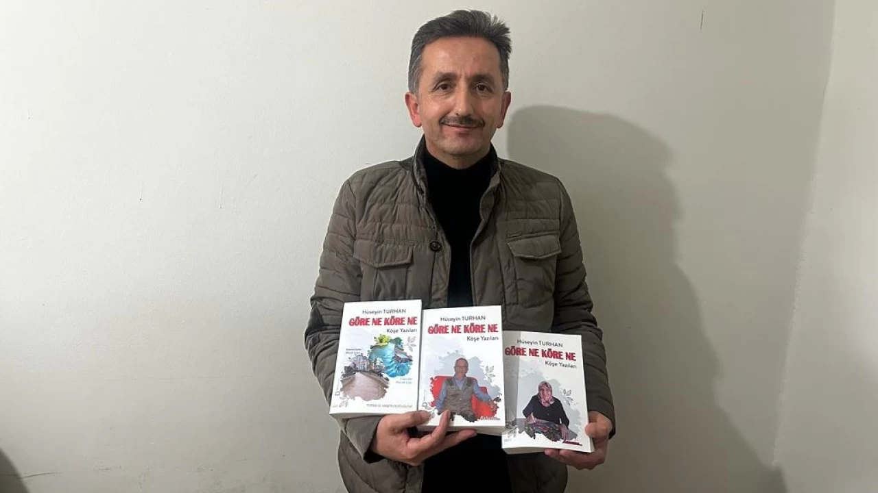 Yazarımız Hüseyin Turhan 25 yıllık yazılarını kitaplaştırdı