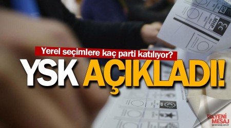 Yerel seçime 13 parti katılacak
