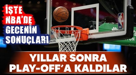 Yıllar sonra play-off'a kaldılar