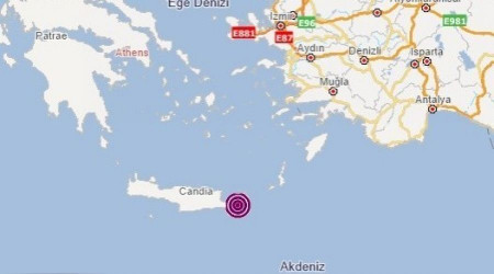 Yunanistan'daki deprem Aydn ve Mula'da hissedildi