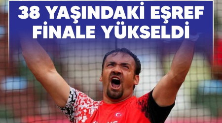 38 yaşındaki Eşref finale yükseldi