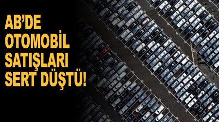 AB'de otomobil satışları sert düştü