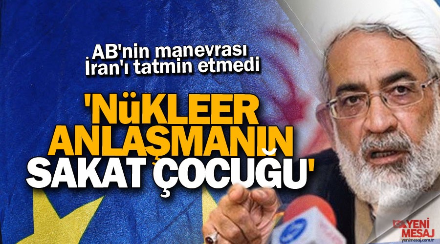 AB'nin manevras� �ran'� tatmin etmedi