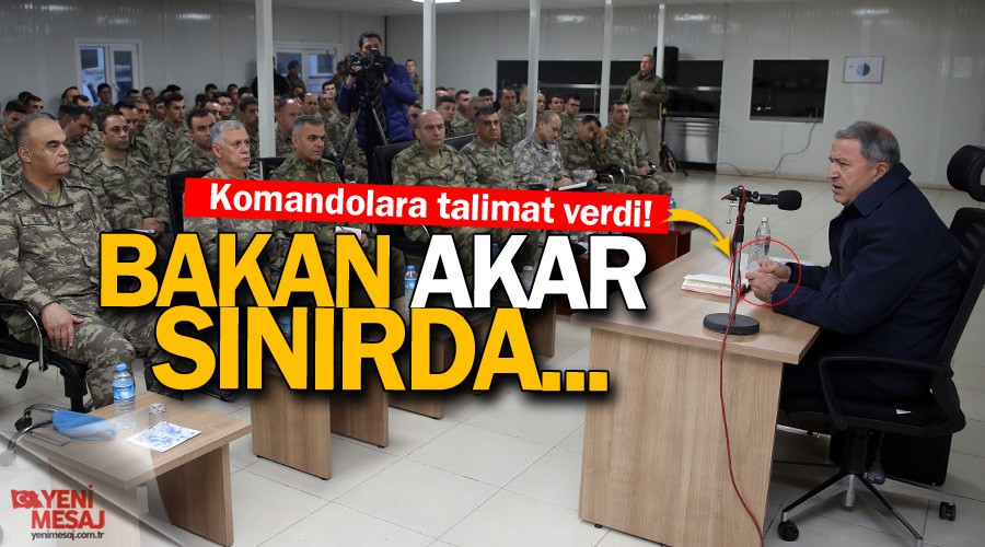 Akar, s�n�rda komandolarla bulu�tu