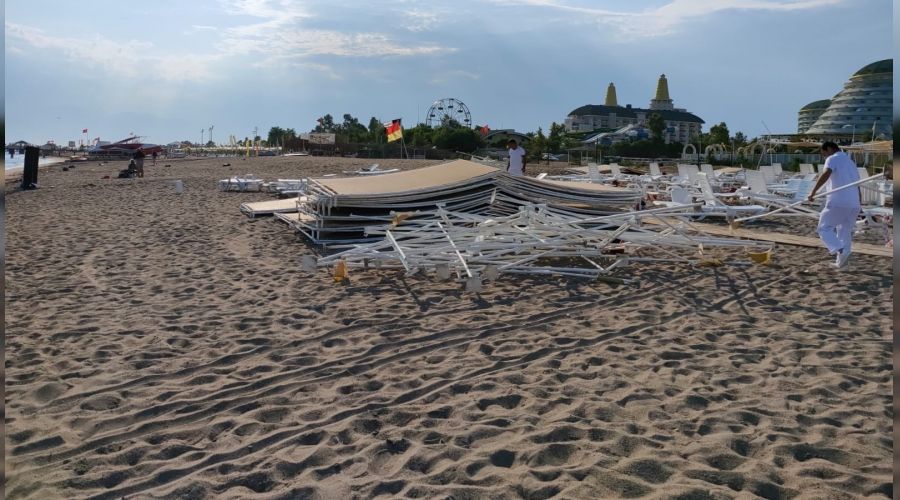 Antalya'da hortum sahili vurdu: 6 yaralı