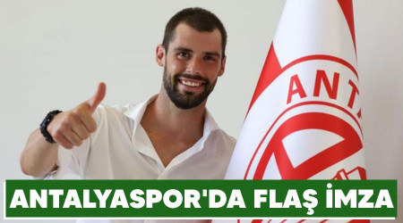 Antalyaspor'da flaş imza