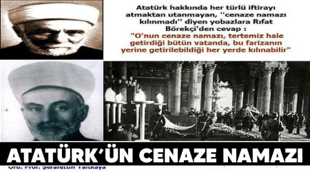 Atatürk’ün cenaze namazı