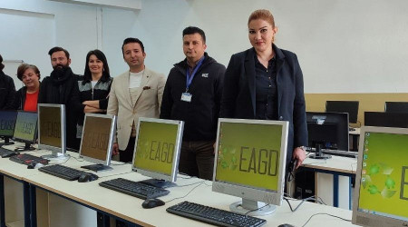 Bodrum'da elektronik atıklar bilgisayara dönüştü