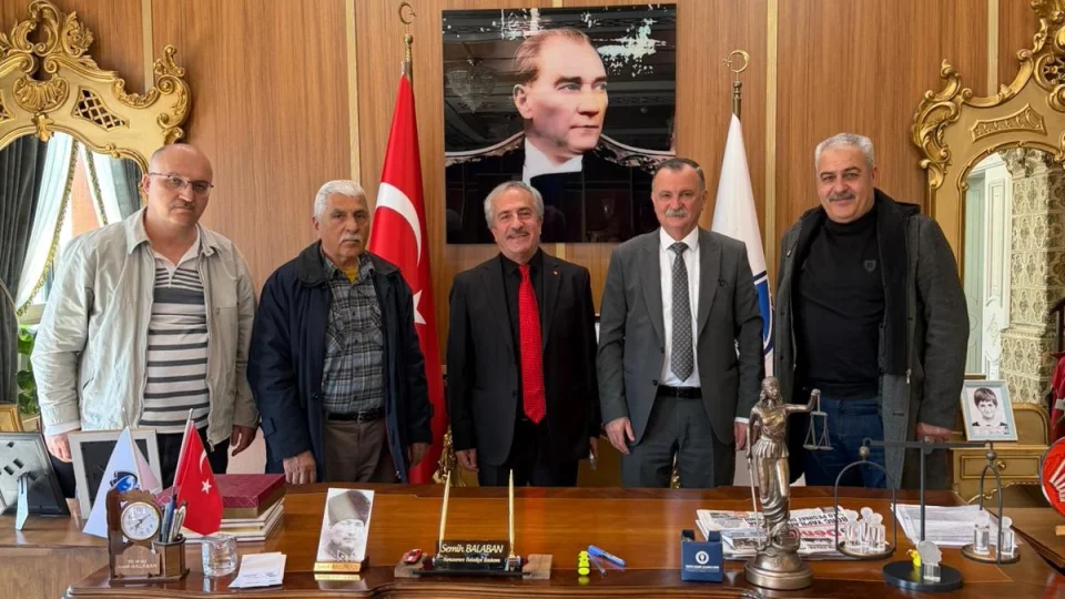 BTP heyetinden Yunusemre Belediye Başkanı Semih Balaban’a ziyaret