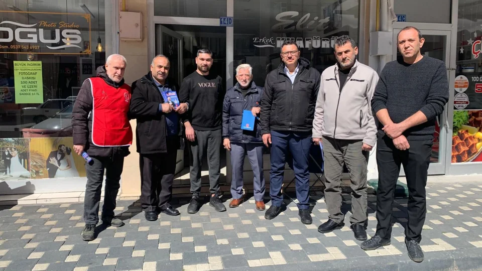 BTP Konya Te�kilat� Seydi�ehir�de vatanda� ve esnafla bulu�tu